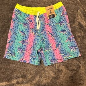 Chubbies Dino Print Youth Swim Shorts